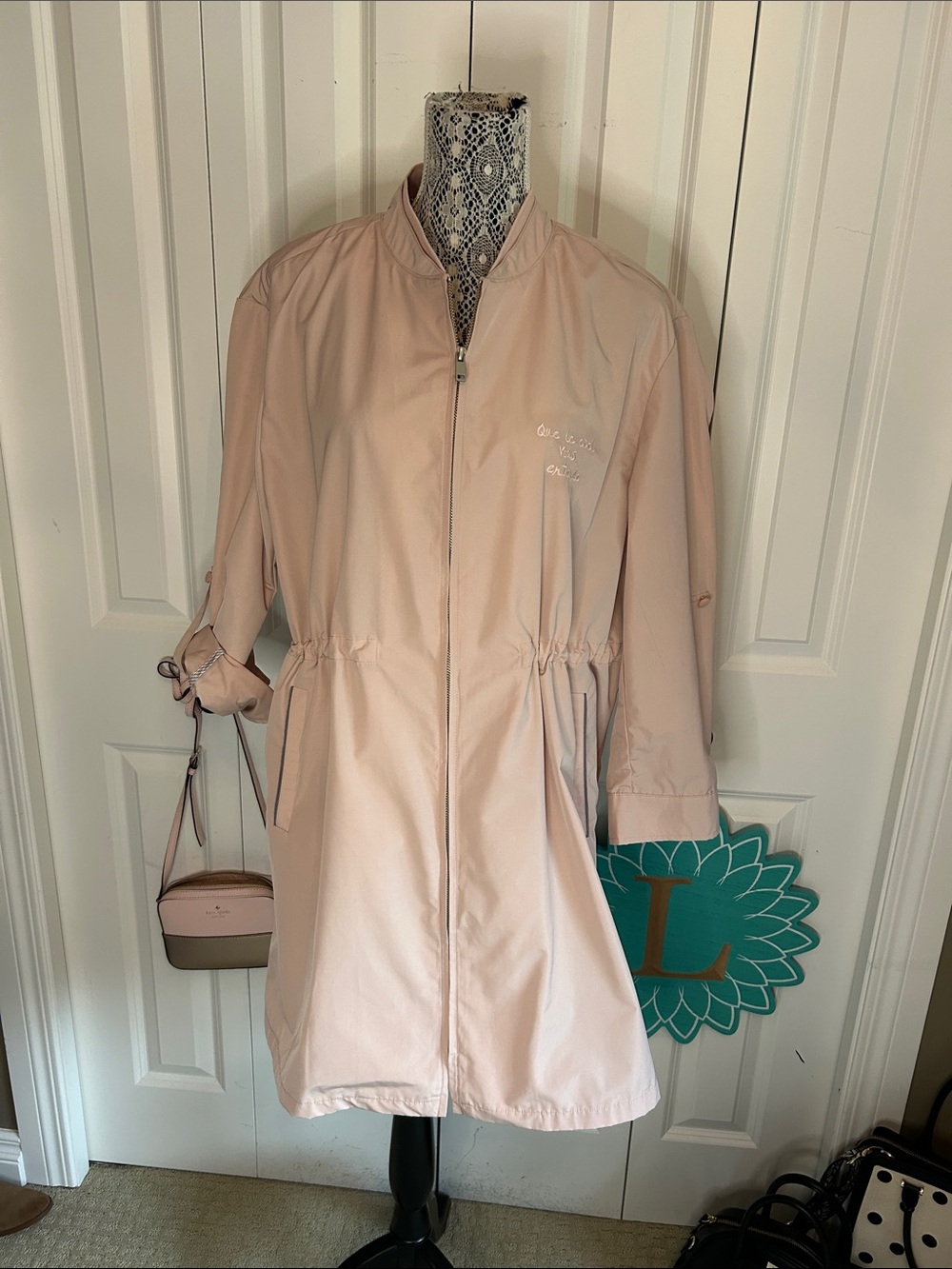 🌸 Marzo Korean Chic Adjustable Drawstring Long Rain Jacket 🌸